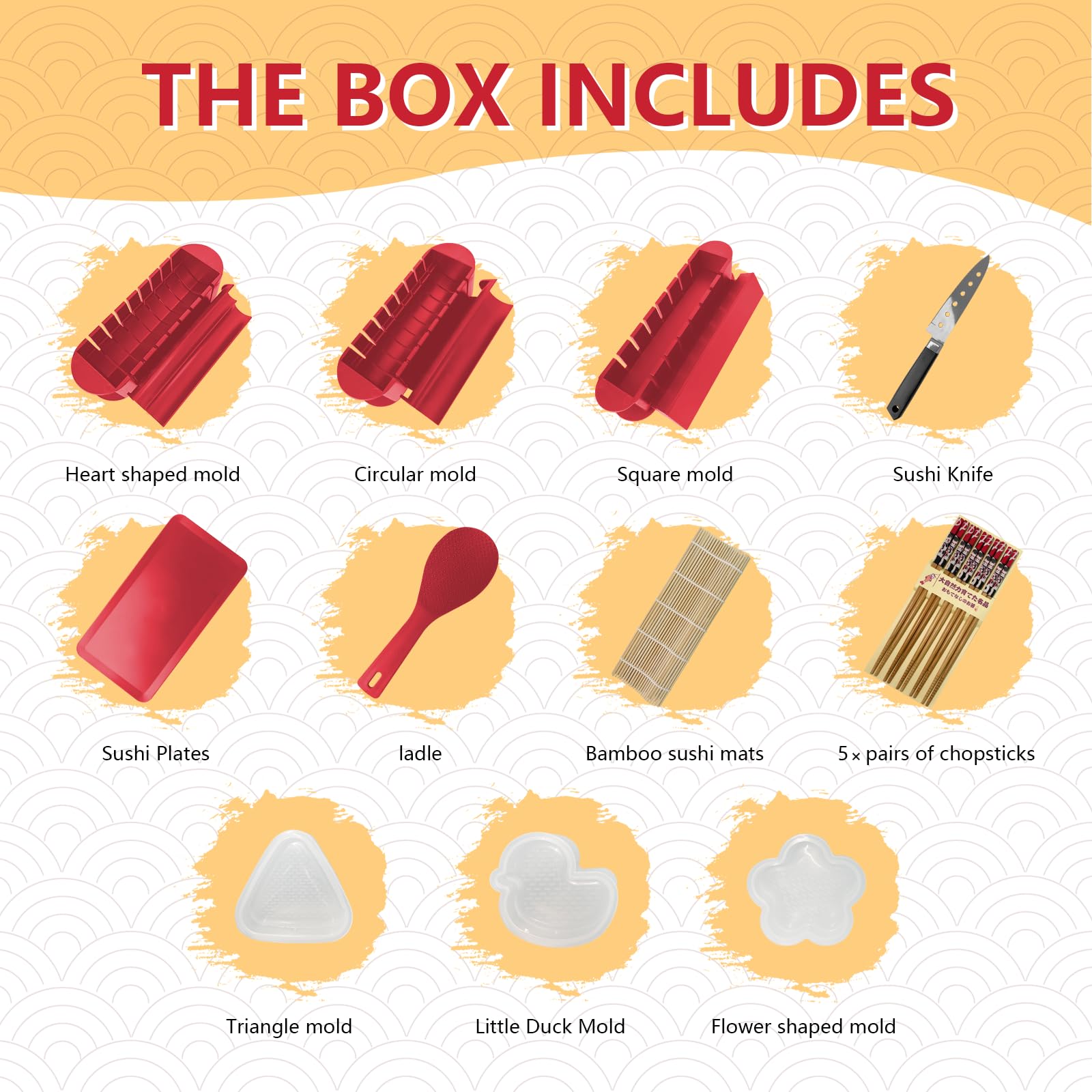 HI NINGER bamboo sushi roll mat for tight, professional-looking rolls
