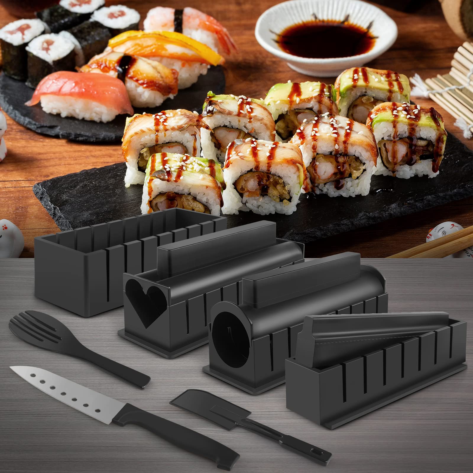 HI NINGER bamboo sushi rolling mat perfect for smooth, even rolls every time