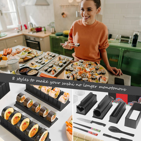 HI NINGER compact set supports family fun and easy DIY sushi
