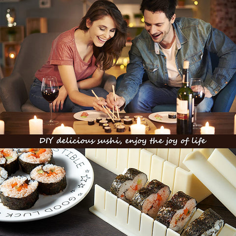 HI NINGER deluxe sushi mold set with eight shape options