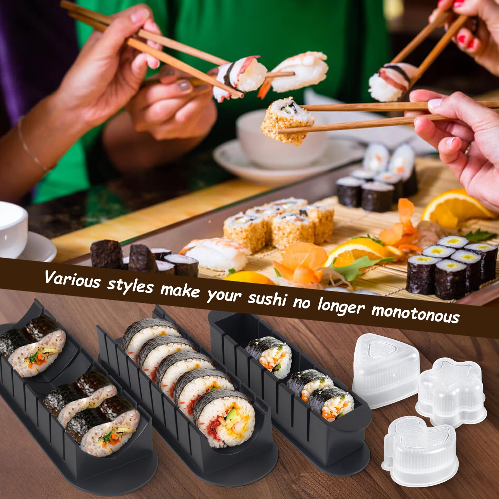 HI NINGER operating instructions guide beginners through sushi making