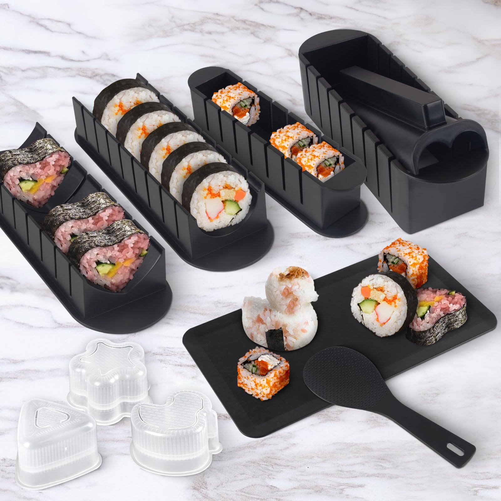 HI NINGER rice ball shapes assortment for uniform nigiri and maki