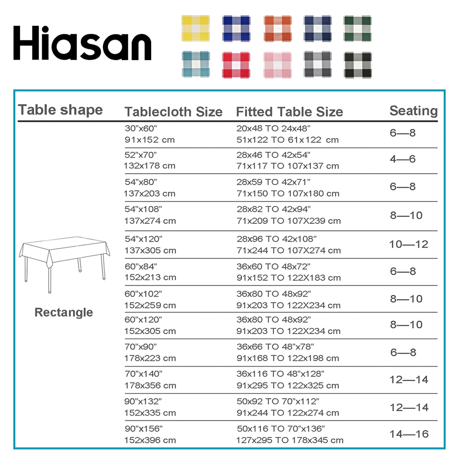 Hiasan easy-cleaning tablecloth wipes clean with a cloth.