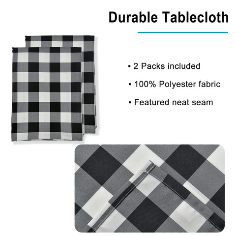Hiasan plaid table cover adds decorative charm to cafes and brunches.