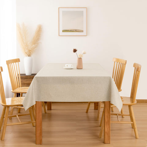 Hiasan fade-resistant beige fabric maintains color under sunlight.