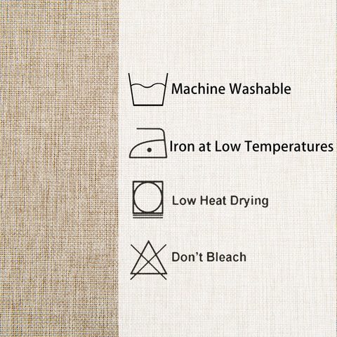 Machine washable Hiasan tablecloth enables easy maintenance and quick refresh.