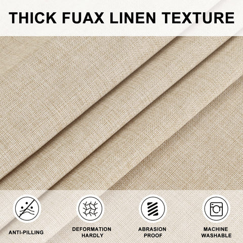 Hiasan tablecloth spill-proof fabric protects surfaces during family dinners.