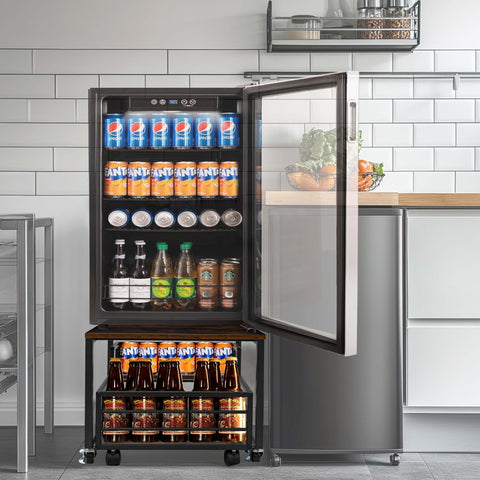 HIBOAT mini fridge stand assembly instructions for quick setup