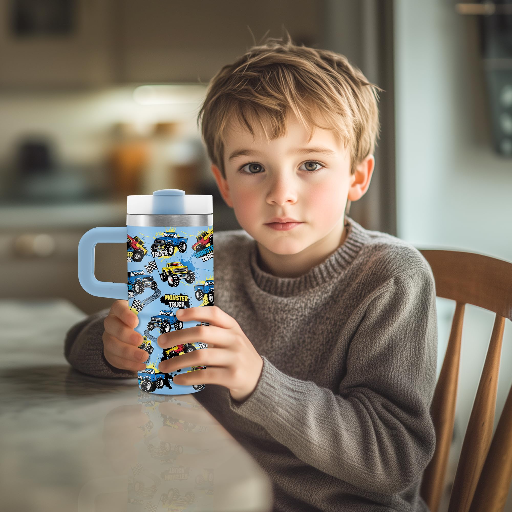 Hiboss straight and bent straw set for easy sipping.