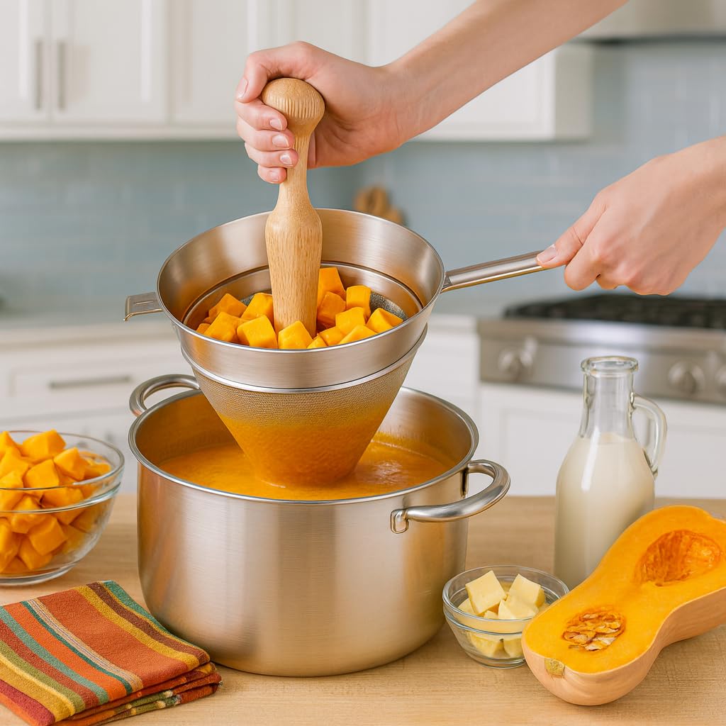 HIC Kitchen durable hardwood pestle built for frequent daily use.