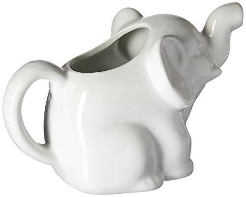 HIC Kitchen Elephant Creamer image highlights dishwasher-safe design for easy cleanup.
