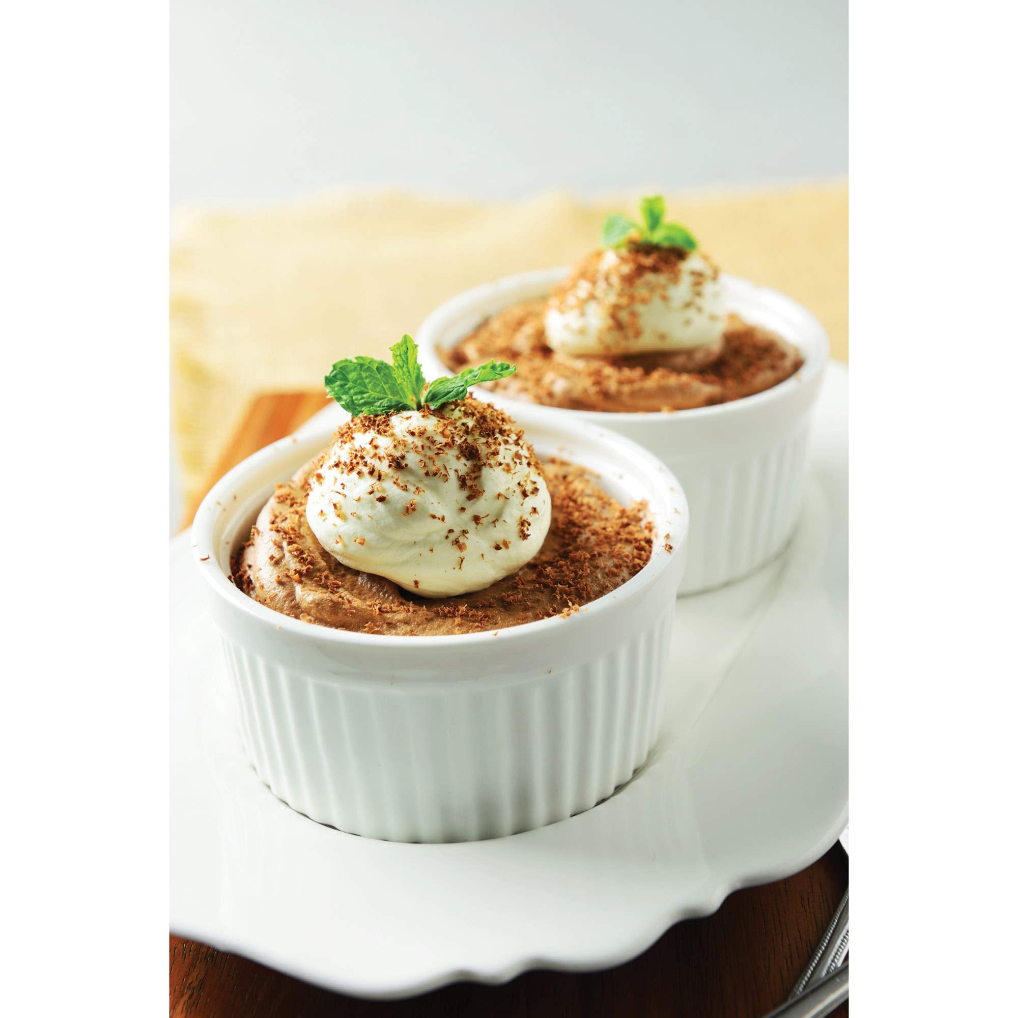 HIC Kitchen Freezer Microwave Oven Safe Ramekin withstands varied recipes.
