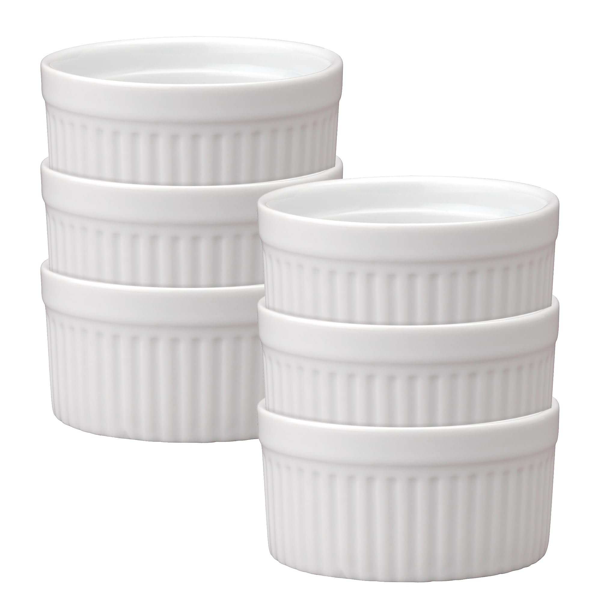 HIC Kitchen Souffle Ramekin 6oz for individual portions and elegant presentation.