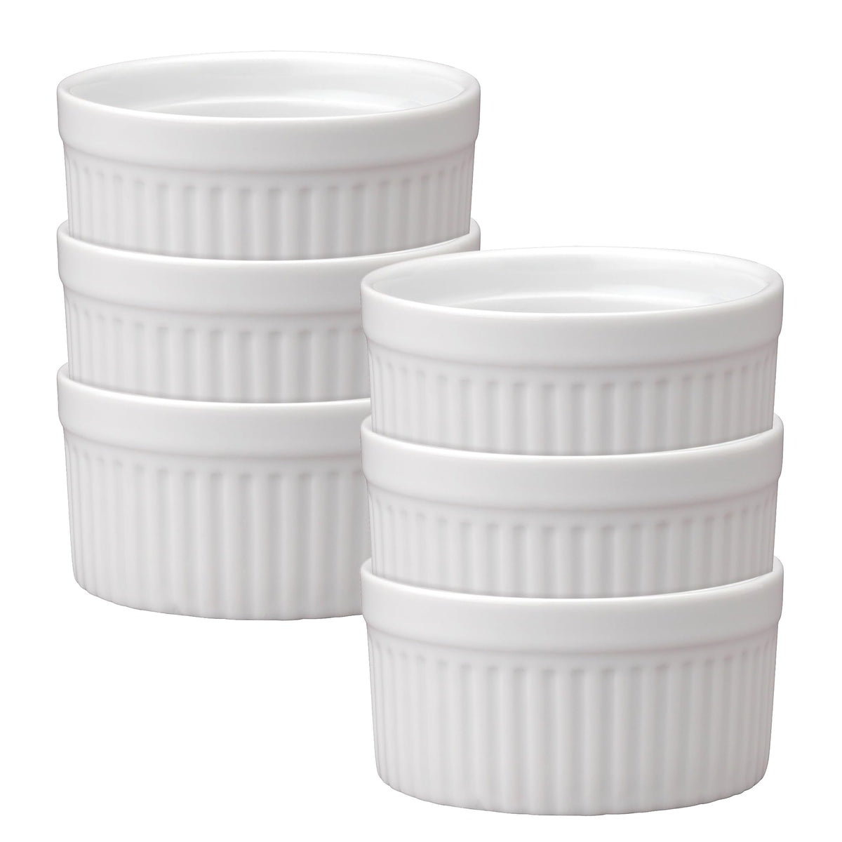 HIC Kitchen Souffle Ramekin 6oz for individual portions and elegant presentation.