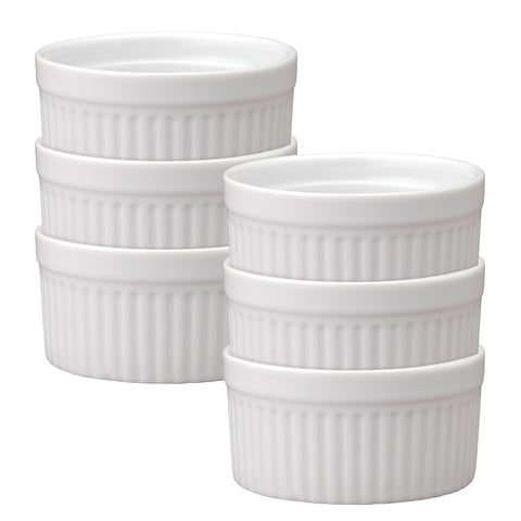 HIC Kitchen Souffle Ramekin 6oz for individual portions and elegant presentation.