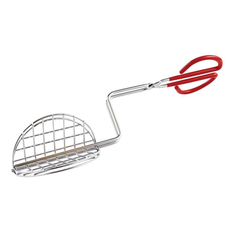 HIC Kitchen Taco Shell Tongs during fry create golden, mess-free shells.
