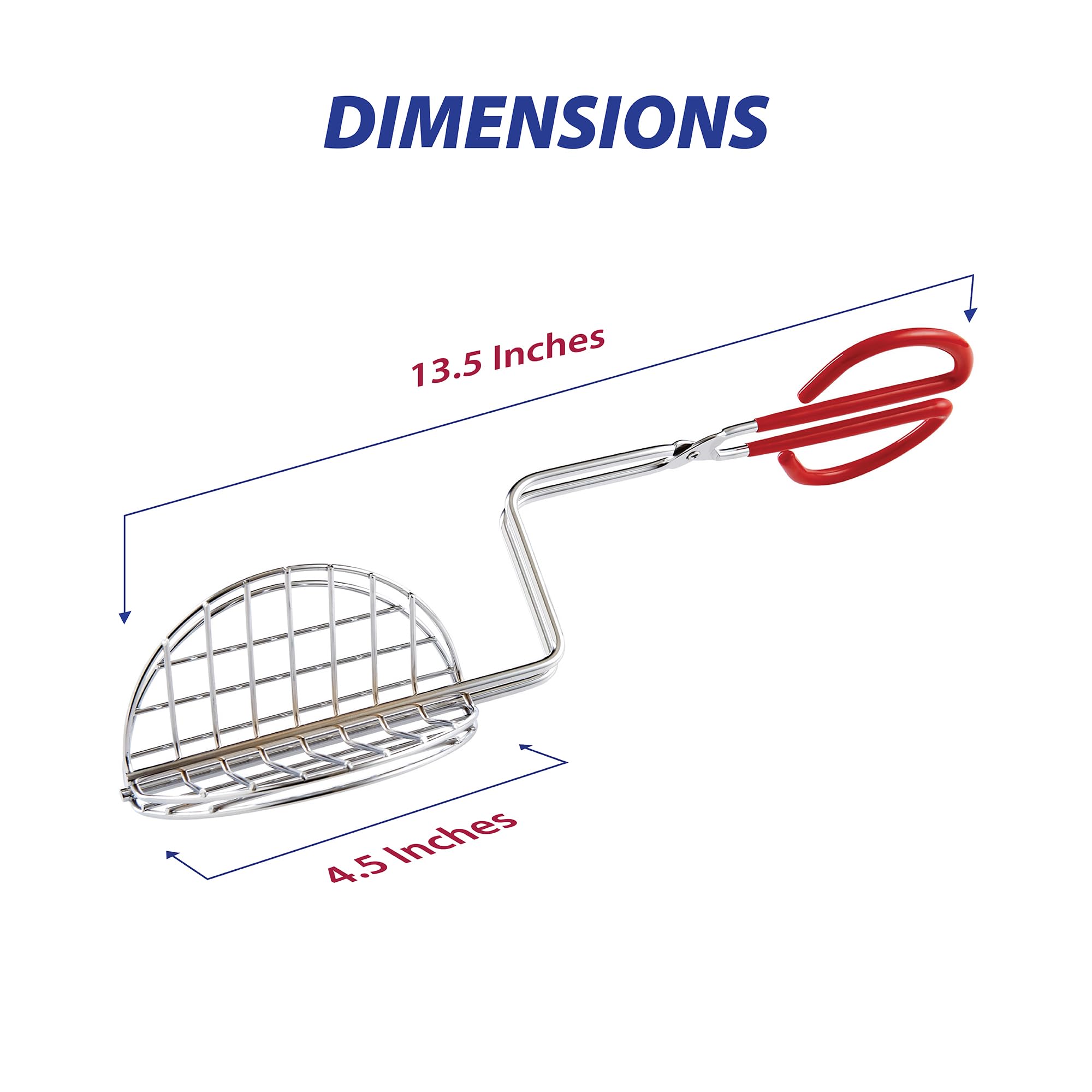HIC Kitchen Taco Shell Tongs easy to clean and store.