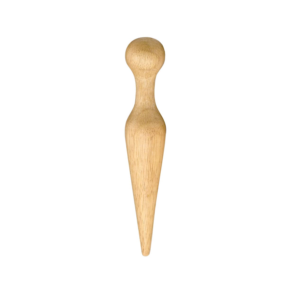 HIC Kitchen wooden pestle designed for effortless pulp pressing in a chinois.