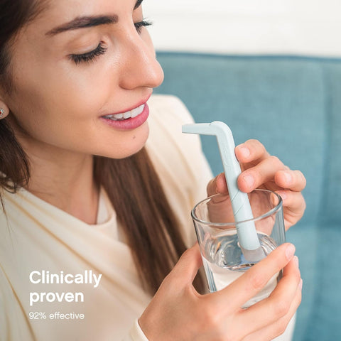 HICCAWAY BPA-free safe material emphasizes drug-free relief option.