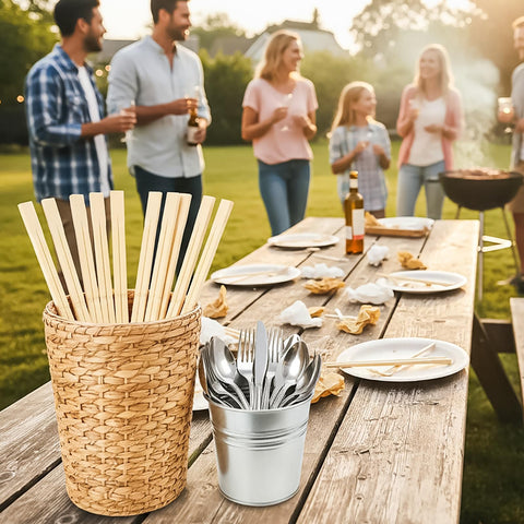 Hiceeden no-print sleeves provide clean, professional look for catering
