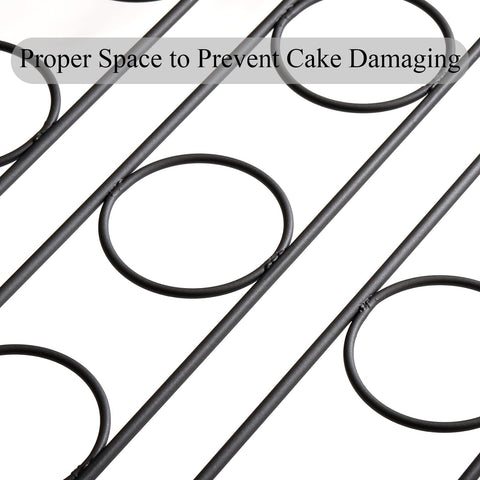 Hiceeden cupcake cone baking rack non-stick surface for easy release.