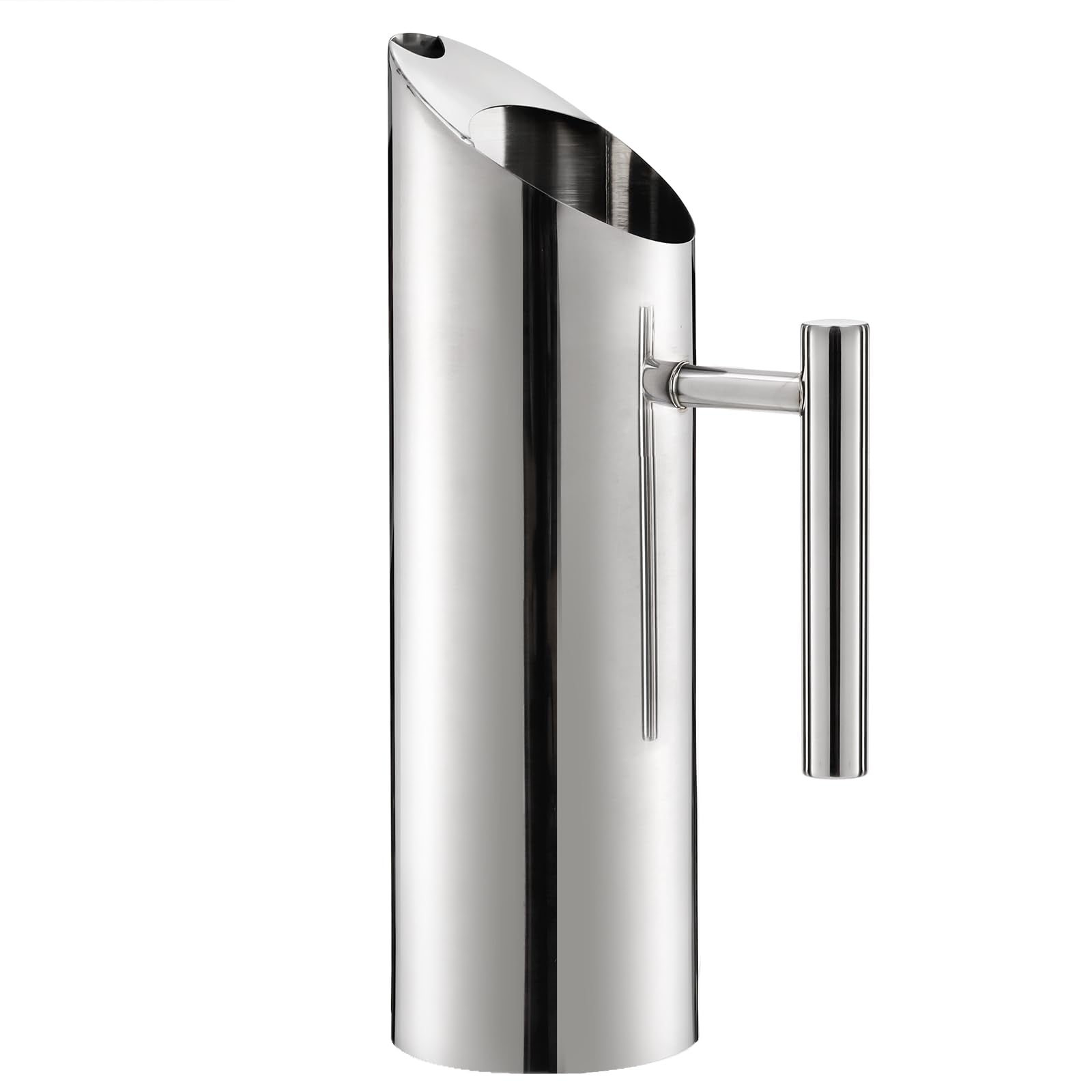 Hiceeden stainless steel water pitcher with 51oz capacity for gatherings
