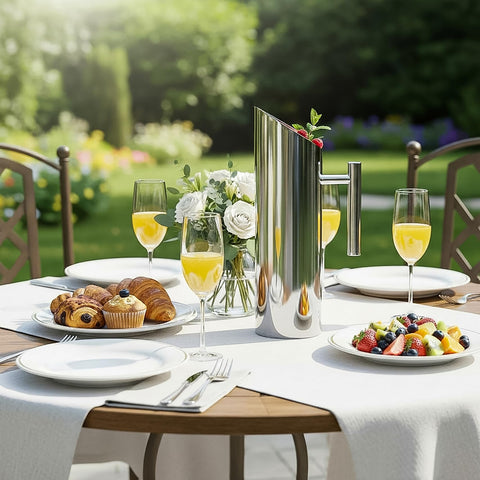 Hiceeden straight-body design simplifies filling and pouring
