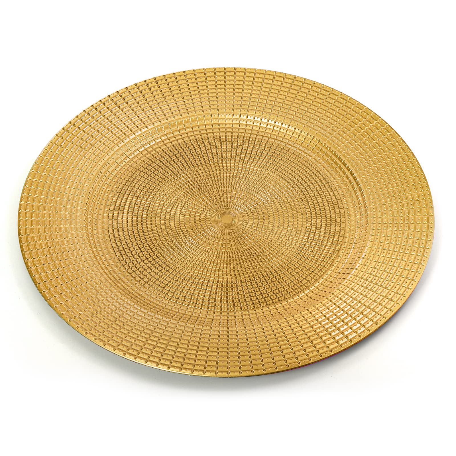 Hiceeden wedding party table setup with decorative charger plates