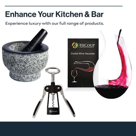 HiCoup compact wine key delivers quick, satisfying cork pops.