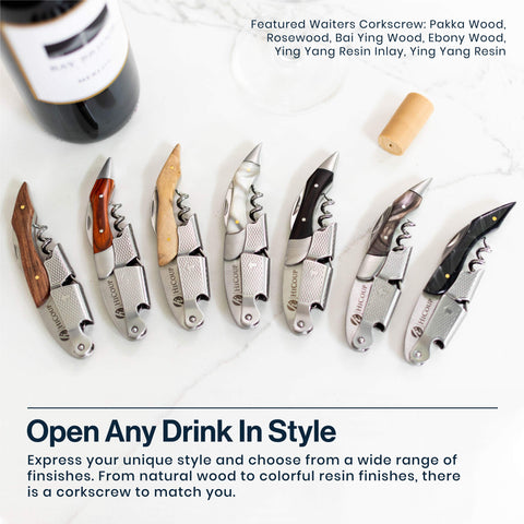Professional-grade design suits servers, bartenders, and home wine enthusiasts.