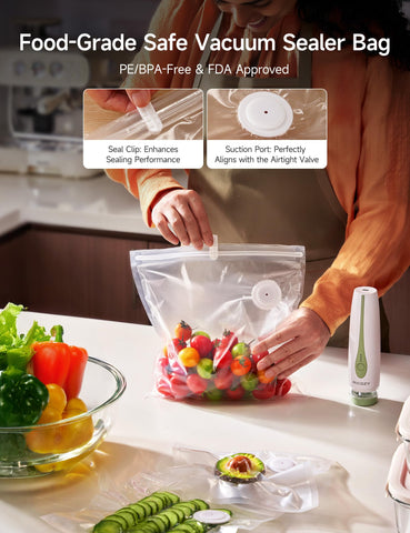 HiCOZY V1 30 BPA-free bags ready for fridge or sous vide.