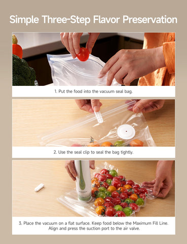 HiCOZY V1 portable handheld sealer fits any kitchen drawer.