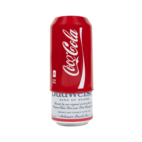 Hide Your Beer sleeve demonstrates cooling effect by keeping beverage cooler longer.