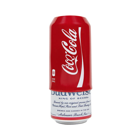 Hide Your Beer silicone can covers in hand at a party, ideal gift and conversation starter.