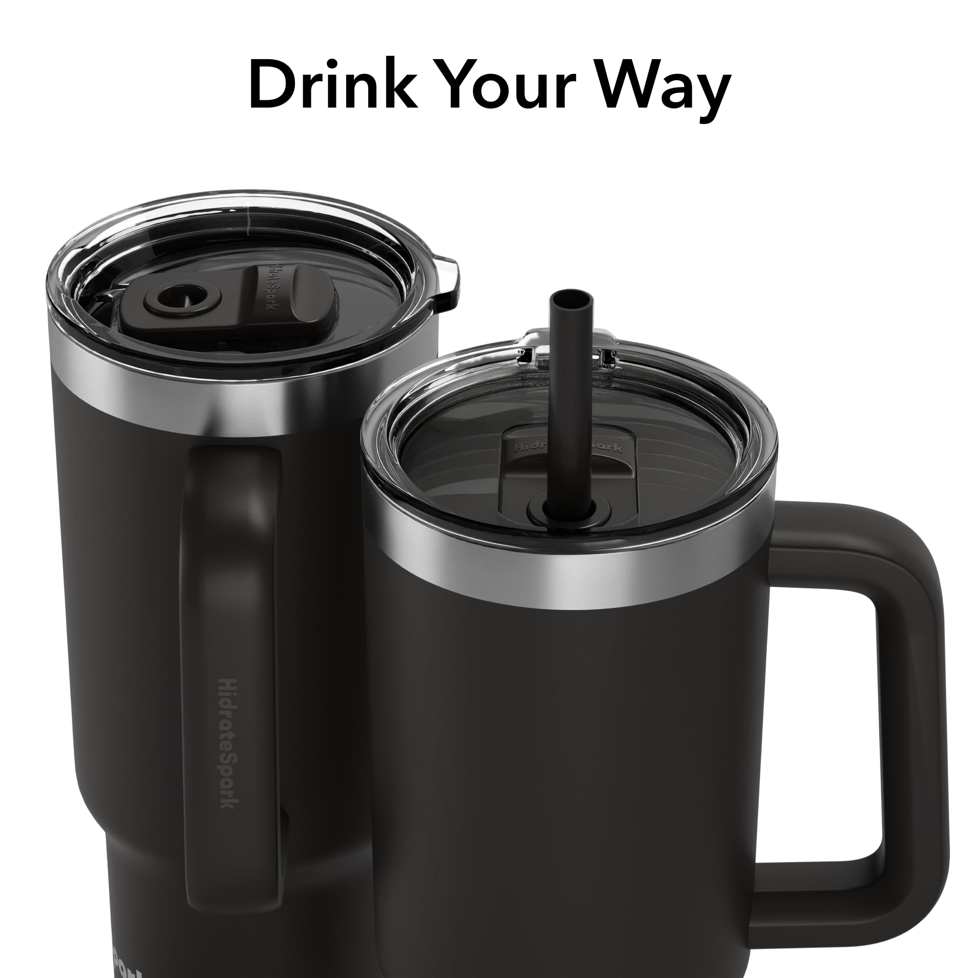 Diseño ergonómico de Hidrate Spark PRO 2 para llevar.