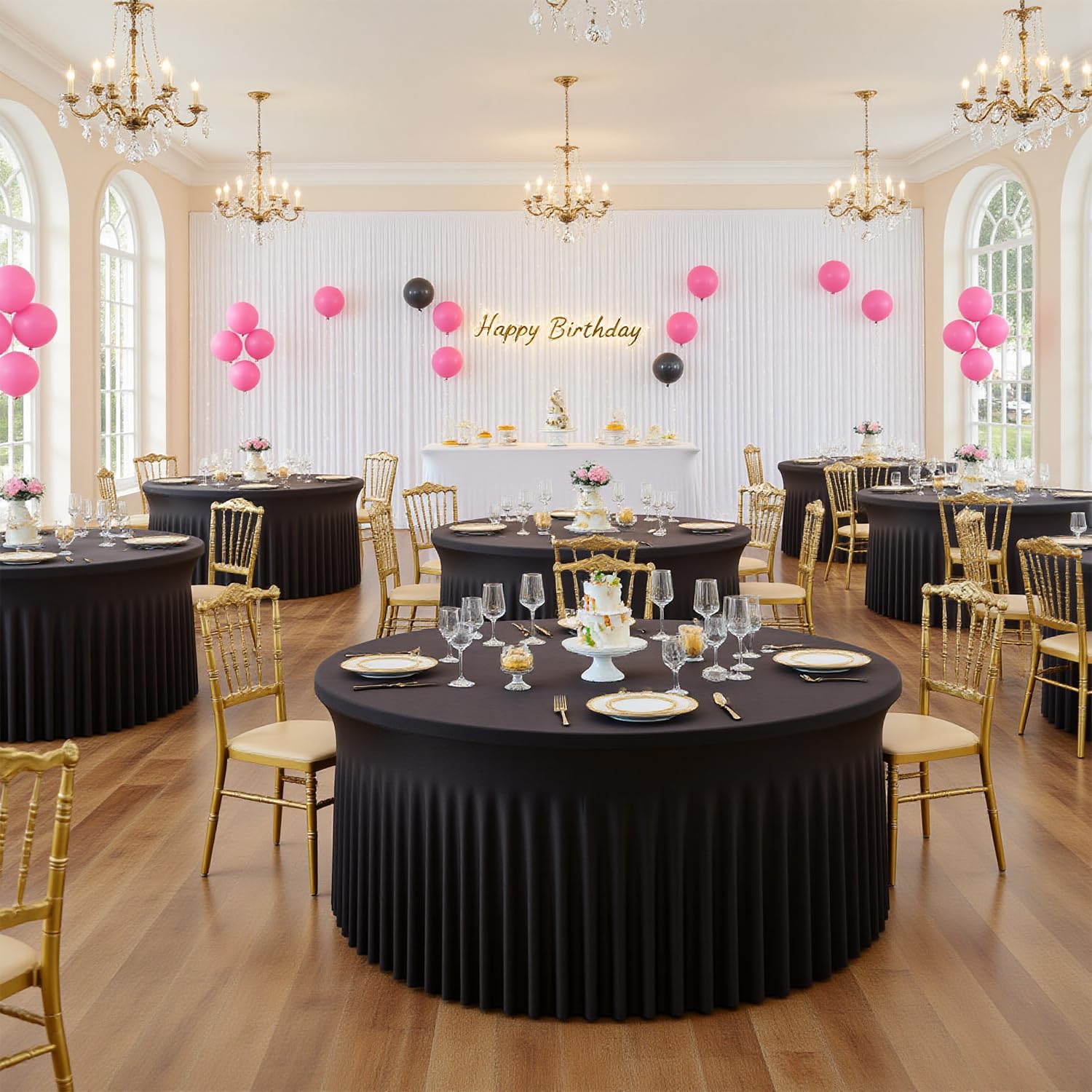 Hietaap durable stretch fabric stays in place during events