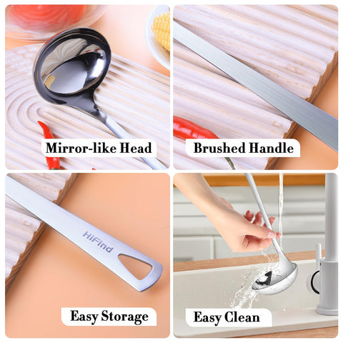 HIFIND solid serving spoon for steady scooping