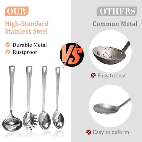 HIFIND spaghetti fork for twirling pasta with stainless steel strength