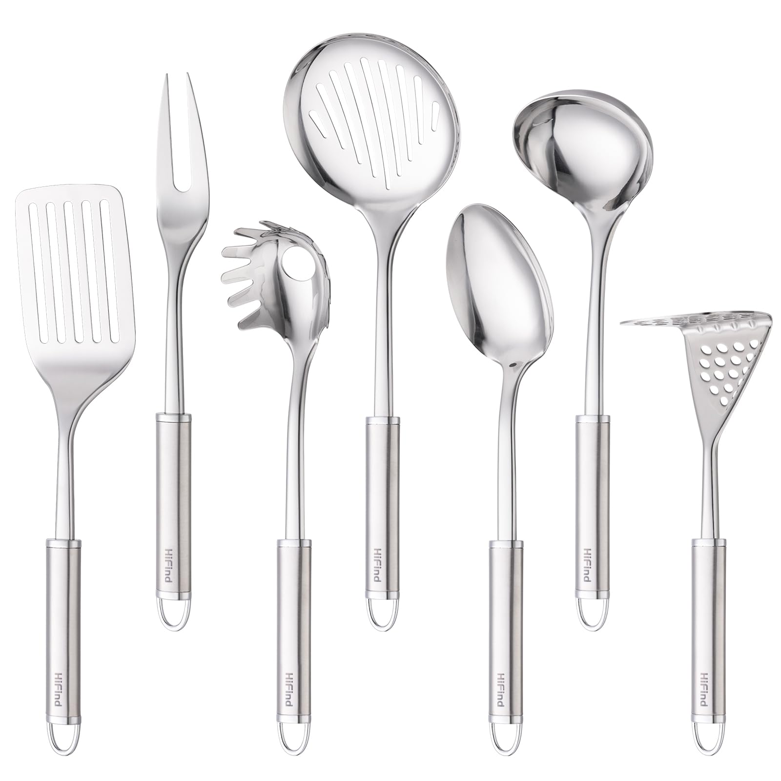 HIFIND hollow-handle design reduces heat transfer and aids drying.