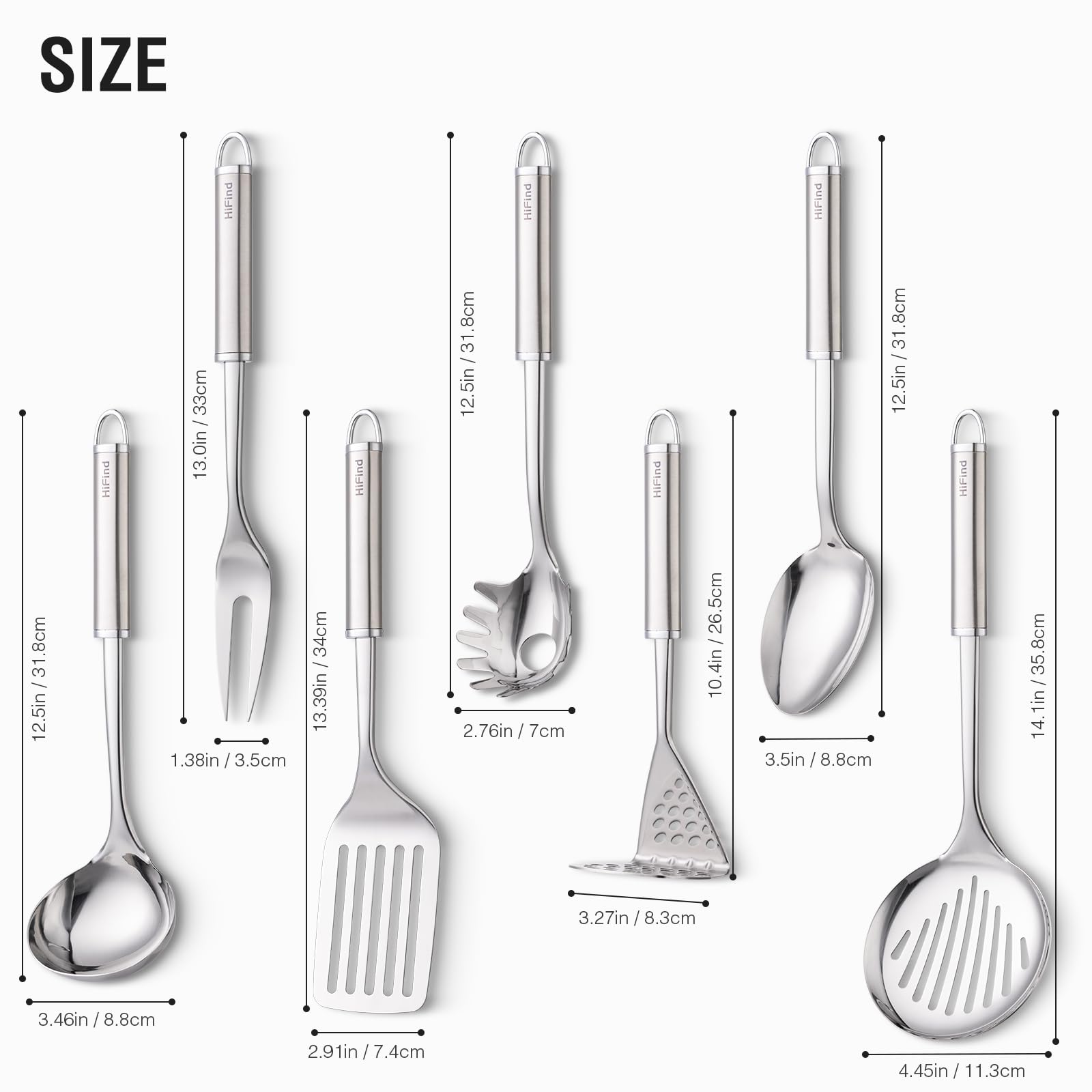 HIFIND pasta fork designed for twirling and portioning.