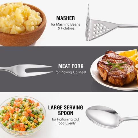 HIFIND solid spoon for stirring, scooping, and serving.