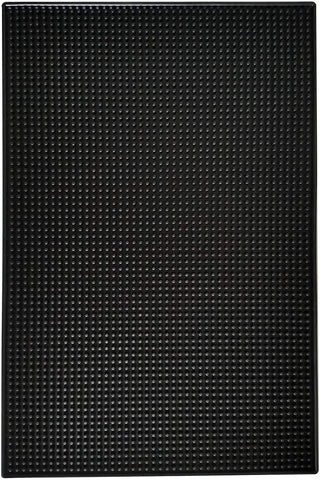 Highball & Chaser bar mat 18x12 front view for stable drink placement.