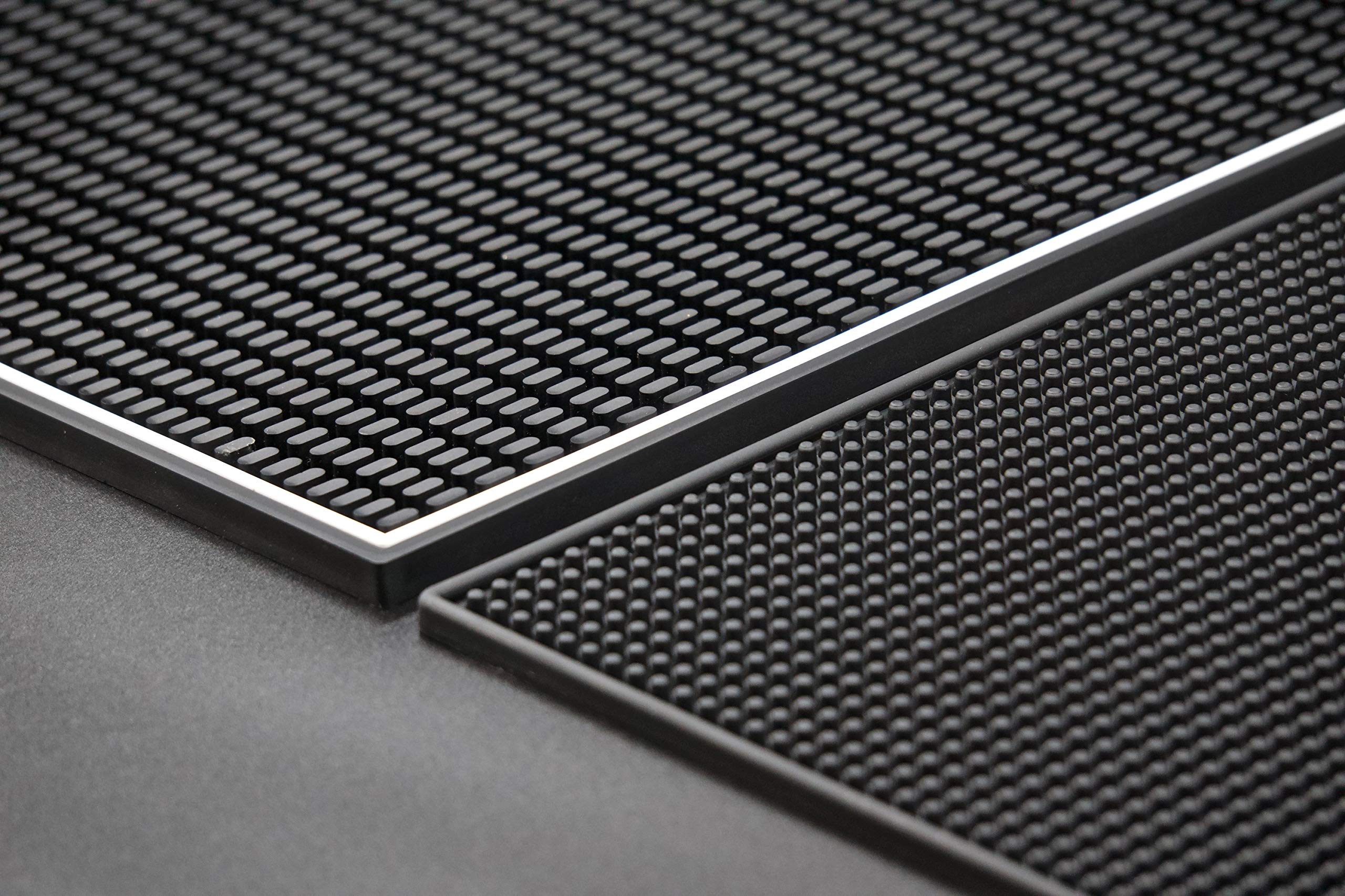 Highball & Chaser bar mat dishwasher-safe for quick cleanup