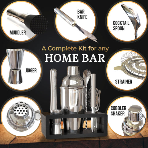 Highball & Chaser hawthorn strainer for clean, drip-free pours.