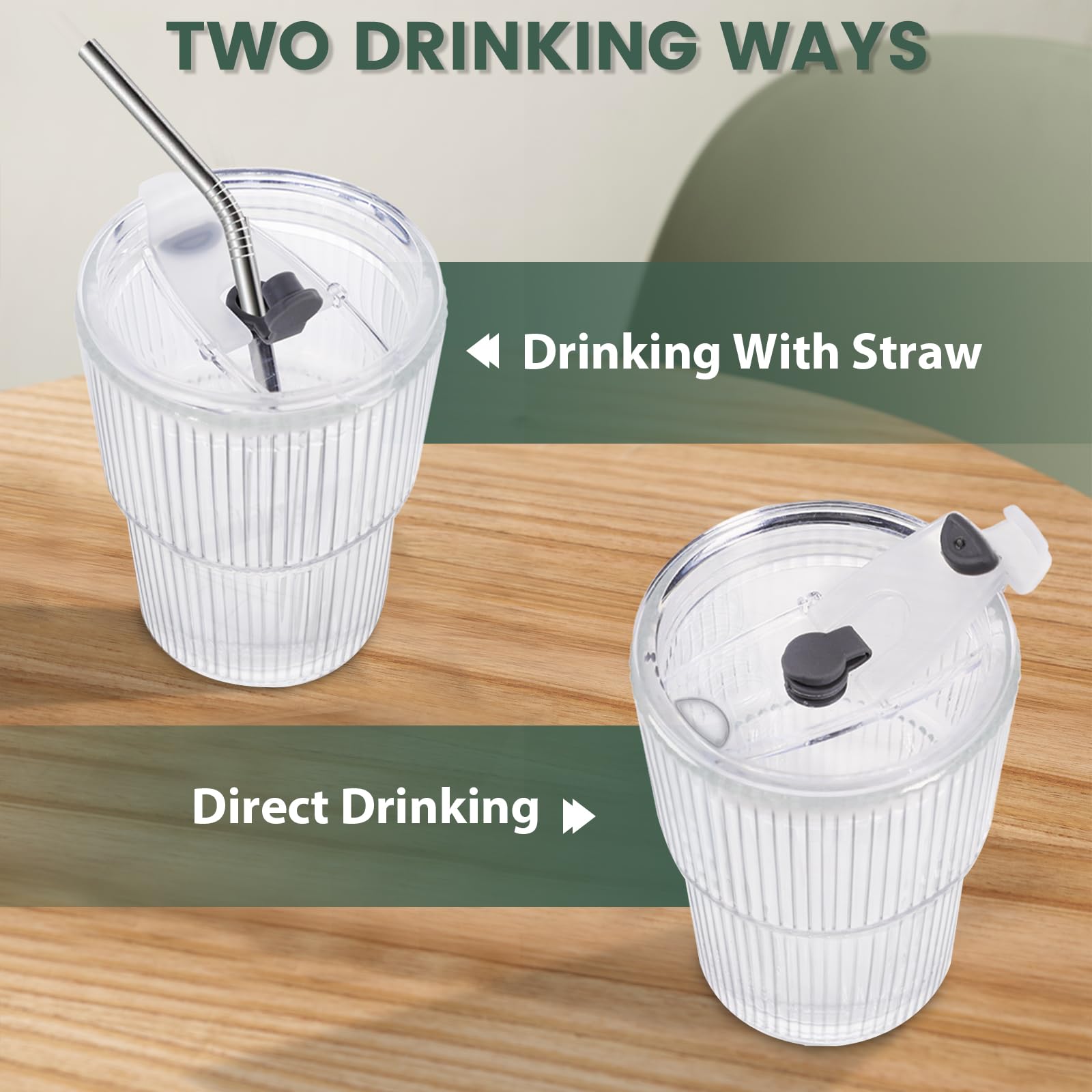 HIGIINC 16 oz travel-friendly cups fit car cup holders