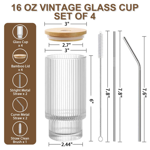 HIGIINC dishwasher-safe glass cups ready for easy cleanup.