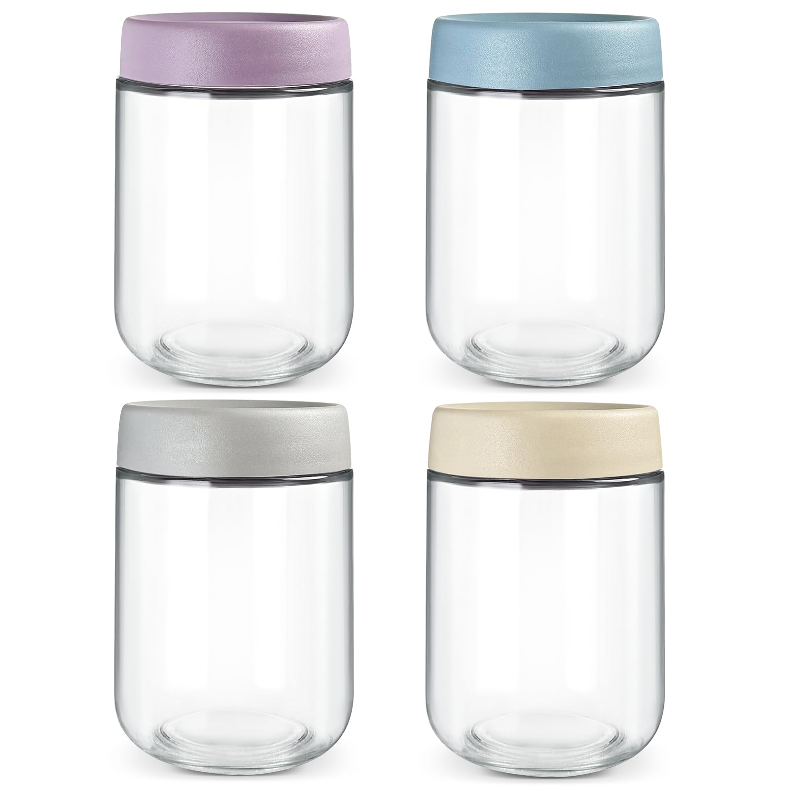 HIGLASTO 16oz overnight oats jar with airtight lid for fresh breakfast.
