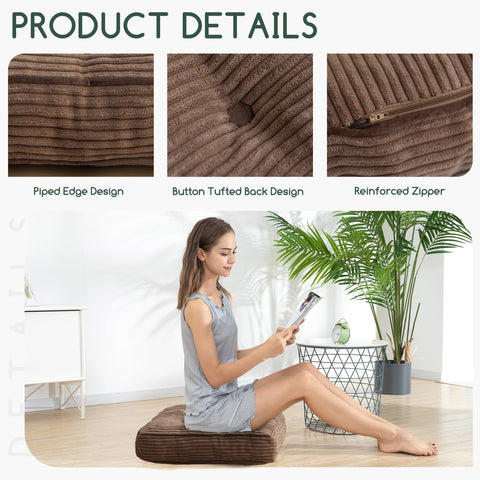 HIGOGOGO multi-purpose cushion fits recliners, sofas, and floor seating for versatility.