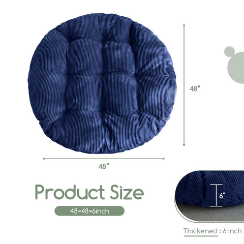 HIGOGOGO Papasan Cushion with overstuffed padding for lounging