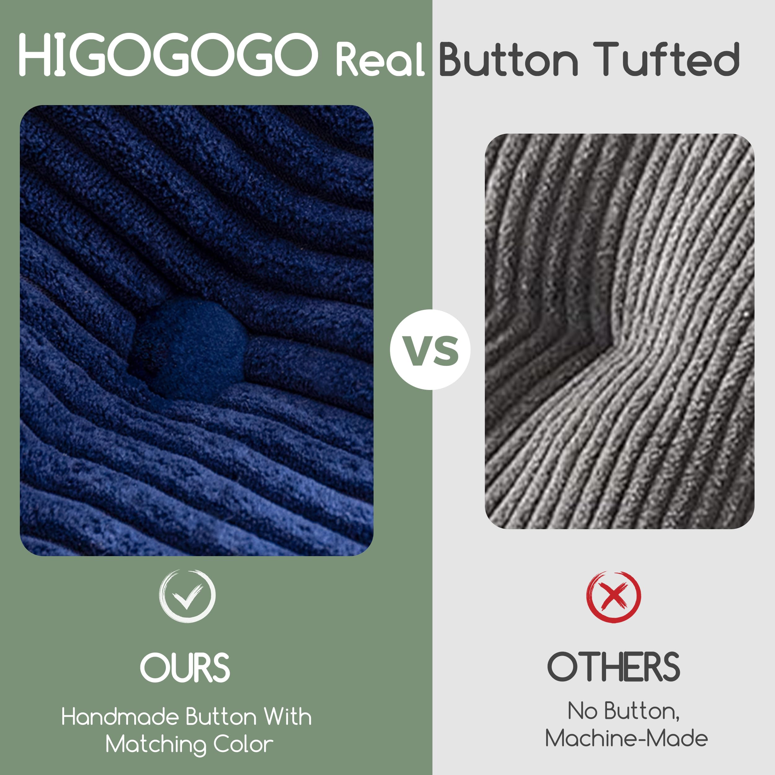 HIGOGOGO Papasan Cushion provides comfortable seating space